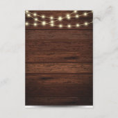 Rustic Bucket Daisy in het Baby shower Bloom Informatiekaartje (Achterkant)