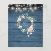 Rustic Budget Surprise Party 50th Jubileum (Achterkant)