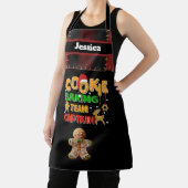 Rustic Buffalo Plaid Cookie Baking Team Captain  Schort (Insitu)