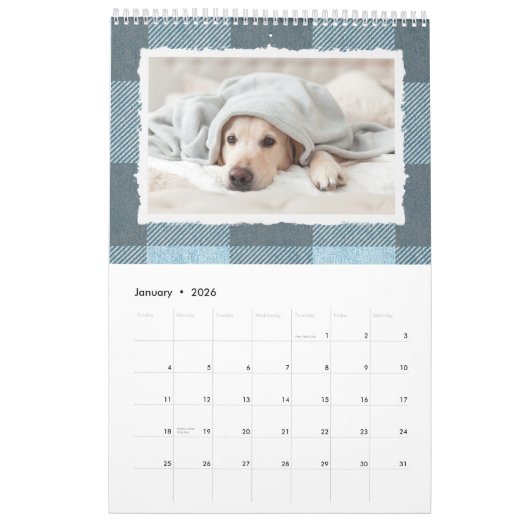Rustic Buffalo Pset Blue Dog Pet 2023 Kalender (Jan 2026)