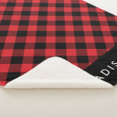 Rustic Buffalo Pset | Gepersonaliseerde Sherpa Bla Sherpa Deken (3/4)