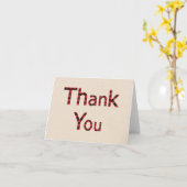 Rustic Buffalo Pset - Hartelijk dank Kaart (Gele Bloem)