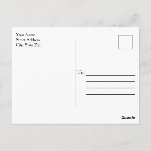 Rustic Buffalo Pset Kraft met kerstmis Briefkaart (Achterkant)