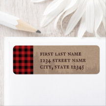 Rustic Buffalo Pset Lumberjack Address