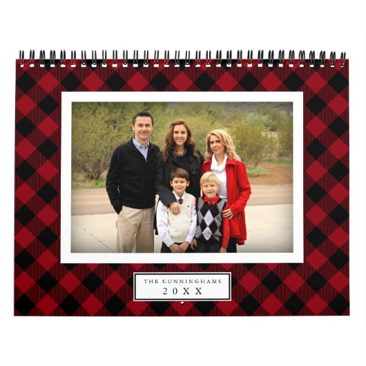 Rustic Buffalo Pset Photo Calendar Kalender (Hoes)