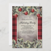 Rustic Buffalo Pset Silver Grey Holiday Kaart (Voorkant)