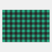 Rustic Buffalo Schotse Ruit Patroon Inpakpapier Vel (Voorkant 2)