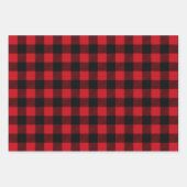 Rustic Buffalo Schotse Ruit Patroon Inpakpapier Vel (Voorkant)
