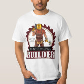 Rustic Builder Construction Building Promotion T-shirt (Voorkant)