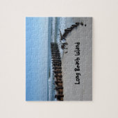 Rustic Bulkhead op Beach Legpuzzel (Verticaal)