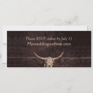 Rustic Bull Skull Wedding Country Westerne textuur