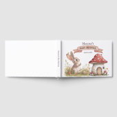 Rustic Bunny Baby shower gastenboek (Volledig)
