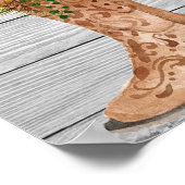 Rustic Burgundy Boho Rehearsal Dinner Welcome Sign Poster (Hoek)