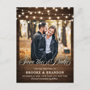 Rustic Burgundy Floral Mason Jar Save the Date Briefkaart