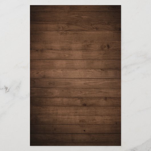 Rustic Burgundy Floral Mason Jar Wdding Menu (Achterkant)