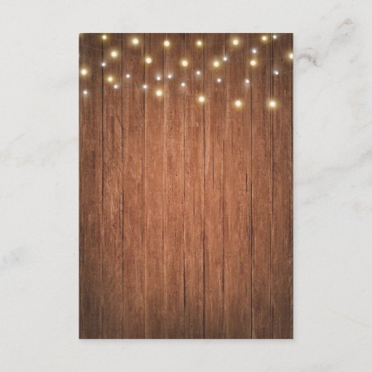 Rustic Burgundy Floral Mason Jar Wedding Details Informatiekaartje (Achterkant)