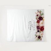 Rustic Burgundy Marsala Achtergrond - Fotocabine Wandkleed (Voorkant (horizontaal))