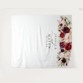 Rustic Burgundy Marsala Achtergrond - Fotohokje Wandkleed (Voorkant (horizontaal))