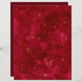Rustic Burgundy Red Texture Scrapbook Paper