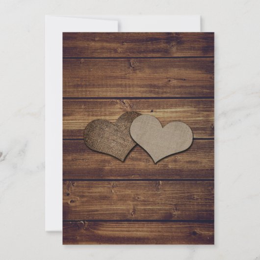 Rustic Burgundy Sunflower Greenery Wedding Kaart (Achterkant)