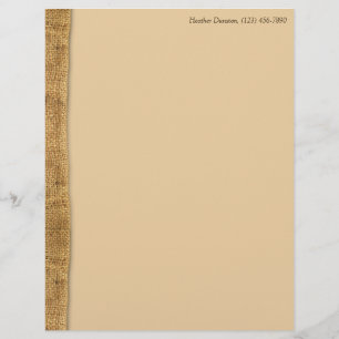 Rustic Burlap