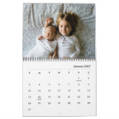 Rustic Burlap 2025 Fotokalender Kalender (Jan 2027)