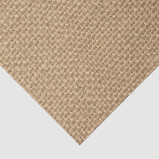 Rustic Burlap achtergrond bedrukt Tissuepapier (Detail)