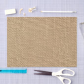 Rustic Burlap achtergrond bedrukt Tissuepapier (Craft)