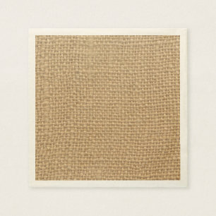 Rustic Burlap-achtergrond Servet