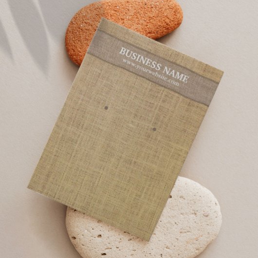 Rustic Burlap-achtergrond voor Kaart voor beeldsch