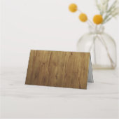 Rustic Burlap Heart | Trouwplaatskaarten Plaatskaartje (Achterkant)