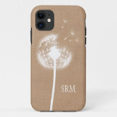 Rustic Burlap iPhone 5 Hoesje (Achterkant)