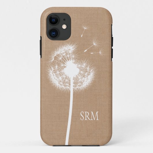 Rustic Burlap iPhone 5 Hoesje (Achterkant)