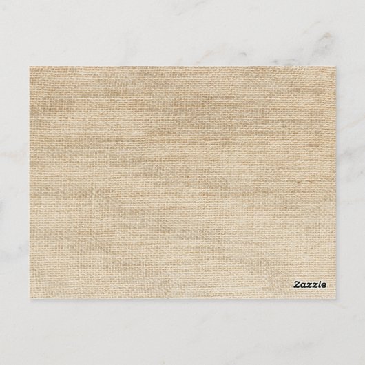 Rustic Burlap Lace Coral Ribbon Tafelnummer (Achterkant)