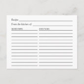 Rustic Burlap Lace Floral Bride voor Kaart (Achterkant)