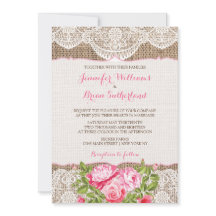 Rustic Burlap Rozen Peony