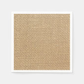 Rustic Burlap Servet (Voorkant)