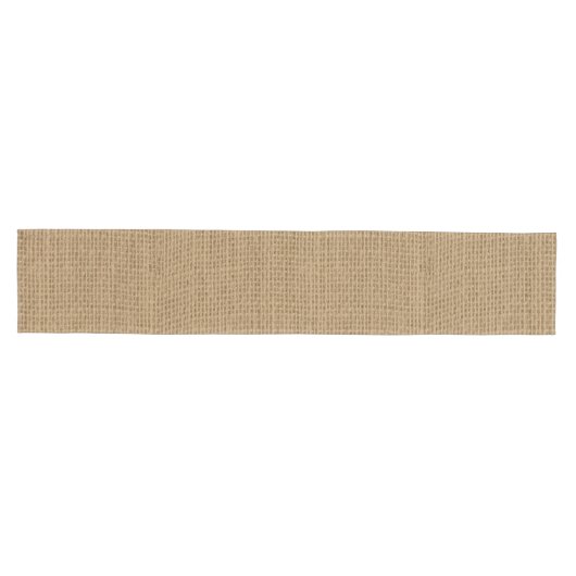 Rustic Burlap Texture Medium Tafelloper (Horizontaal)