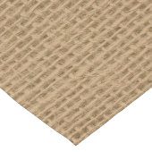Rustic Burlap Texture Medium Tafelloper (Hoek)