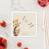 Rustic Burlap Tree Theme Wedding Servet (Insitu)