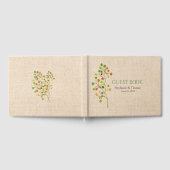 Rustic Burlap Wedding Guest Book Gastenboek (Volledig)