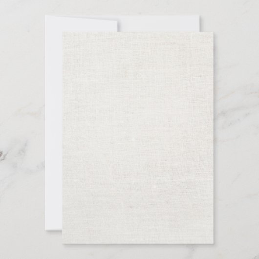 Rustic Burlap White Lace Lovebird Vrijgezellenfees Kaart (Achterkant)