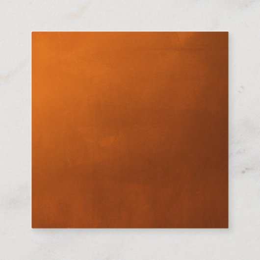 Rustic Burnt Oranje najaar QR Code RSVP Informatiekaartje (Achterkant)