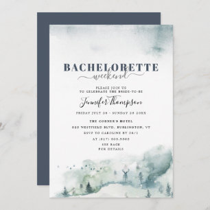 Rustic Cabin Bachelorette Weekend Itinerary Kaart