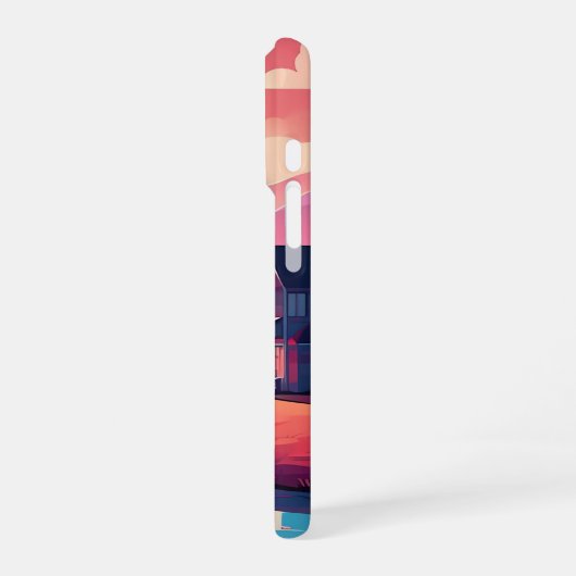 Rustic Cabin beroemd gemaakt door Autumn Stream_iP iPhone Hoesje (Linkerkant)