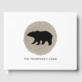 Rustic Cabin Gastenboek (Voorkant)