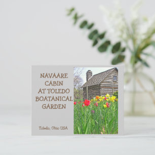 Rustic Cabin in Toledo botanische tuinen Briefkaart