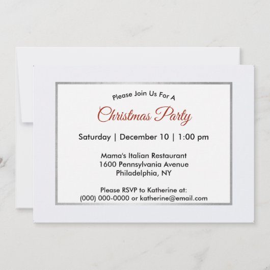 Rustic Cabin Snow Winter Kerstmis Kaart (Achterkant)