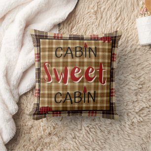 Rustic Cabin Sweet Cabin Scotch Pset Kussen