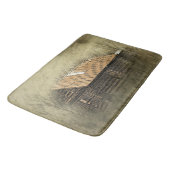 Rustic Cabin  Weathered Briefkaart Badmat (Gekanteld)